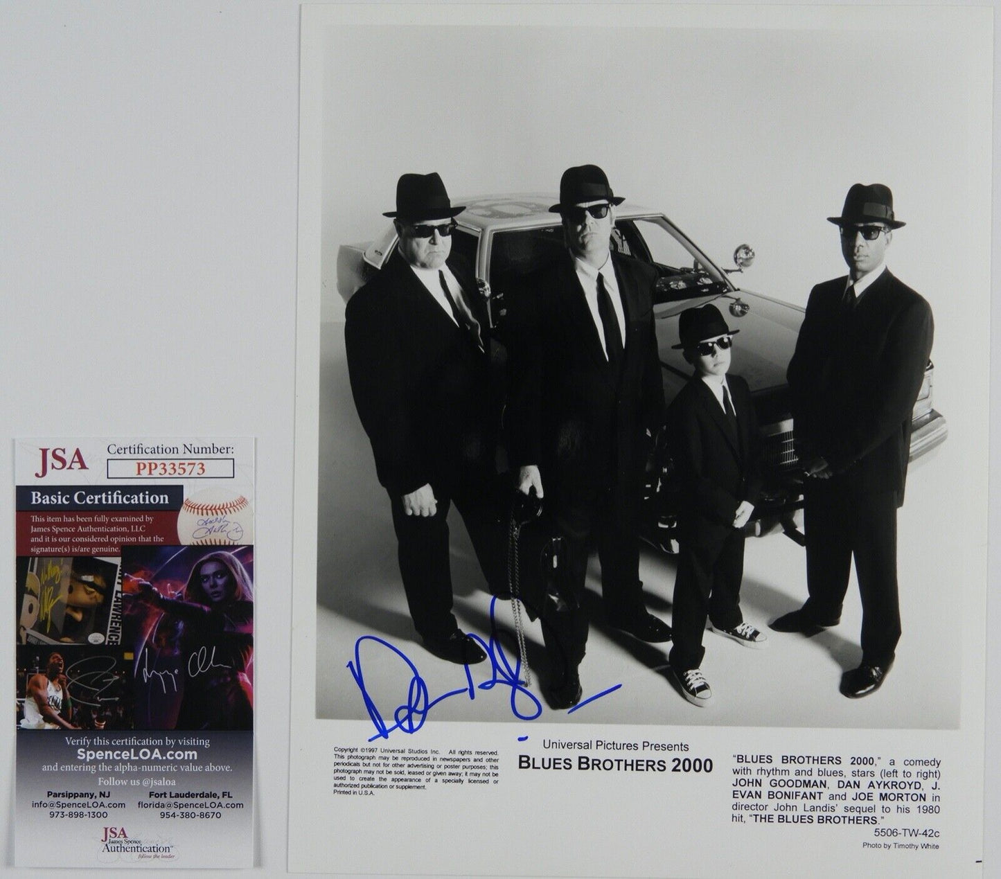 Dan Aykroyd JSA Signed Autograph 8 x 10 photo Blues Brothers 2000