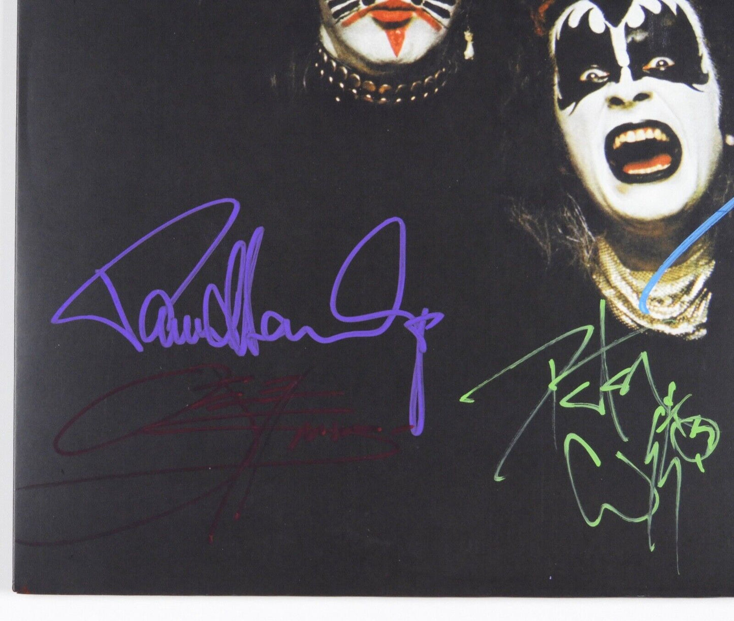 KISS JSA Signed Autograph Album ALIVE Gene Simmons Peter Criss Ace Paul