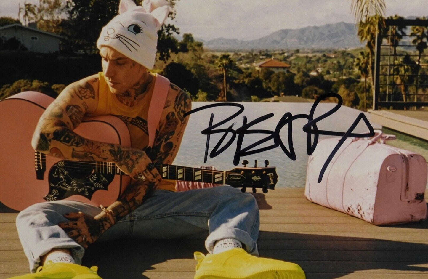 BlackBear Beckett Signed Autograph Photo 11 x 14 Black Bear