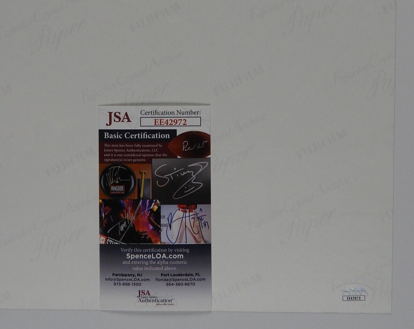 Star Trek Brent Spinger Levar Burton Autograph JSA 12 x 18 Signed Photo