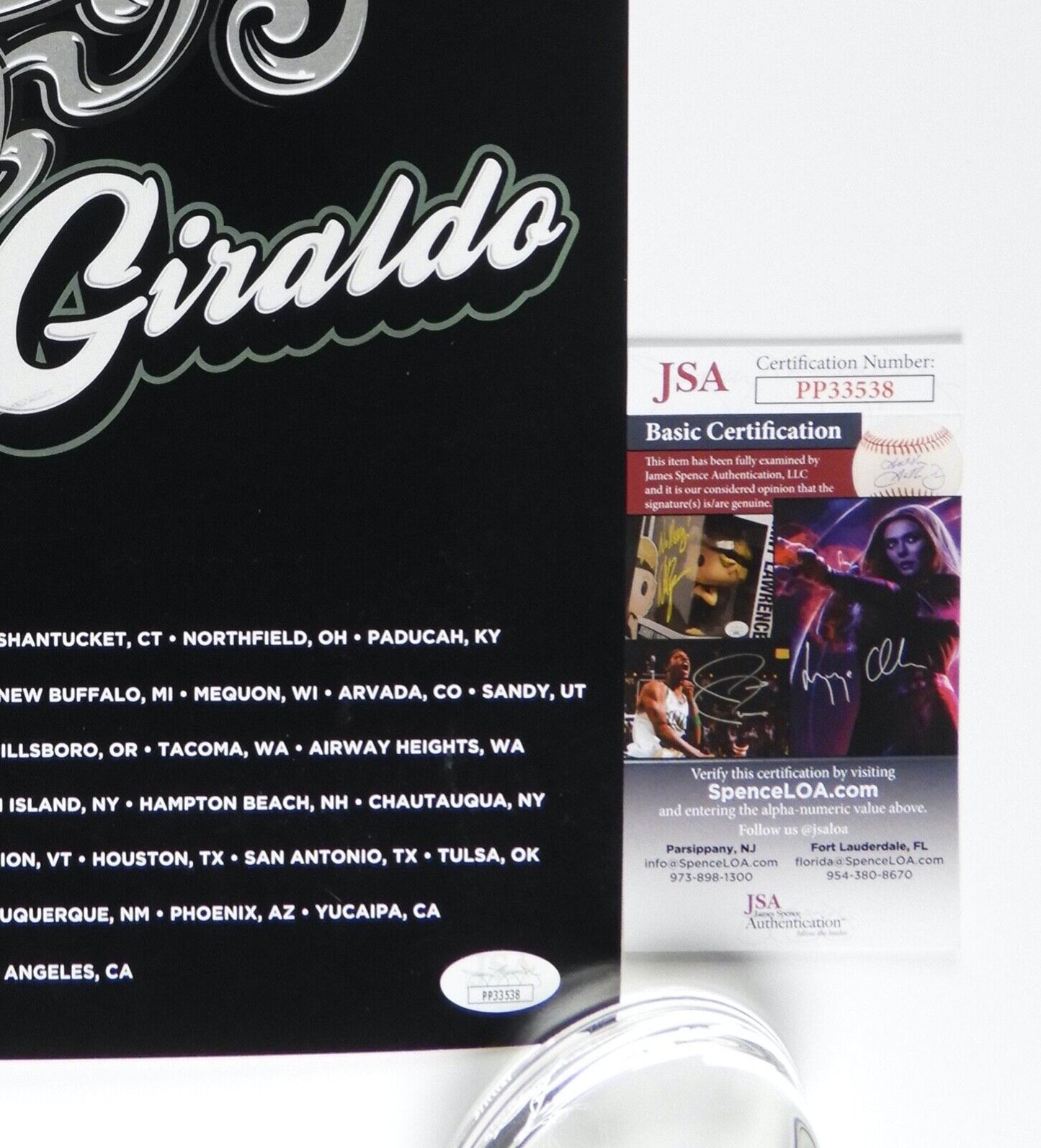 Pat Benatar Neil Giraldo Signed Autograph 40th Anniversary Tour Lithograph