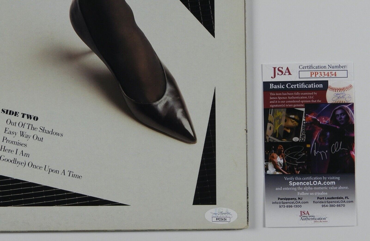 Saga Fully Signed JSA Signed Autograph Album Record LP Behaviour