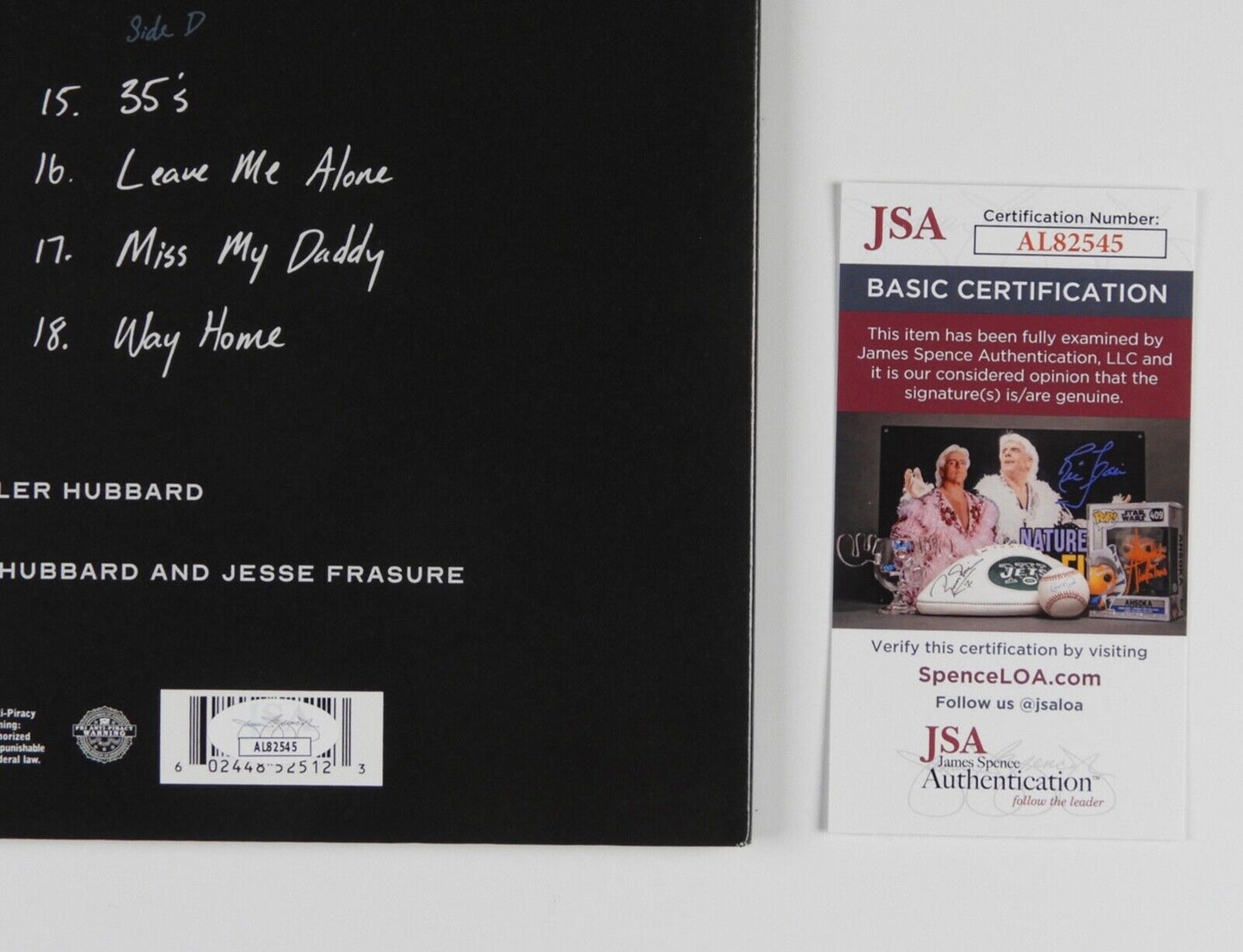 Tyler Hubbard JSA Signed Autograph Record Album LP Florida Georgia Line