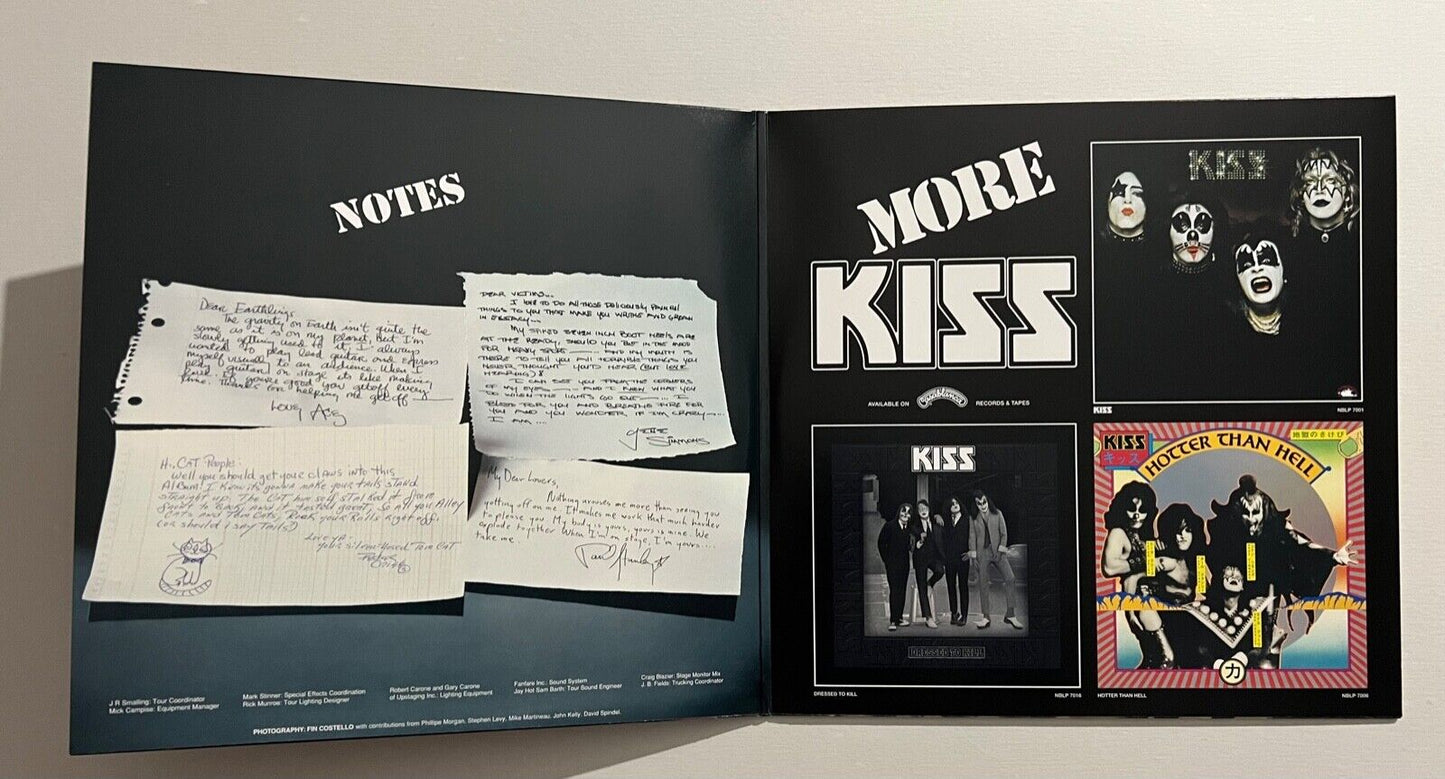 KISS JSA Paul Stanley Ace Frehley Autograph Signed Record Album German Alive