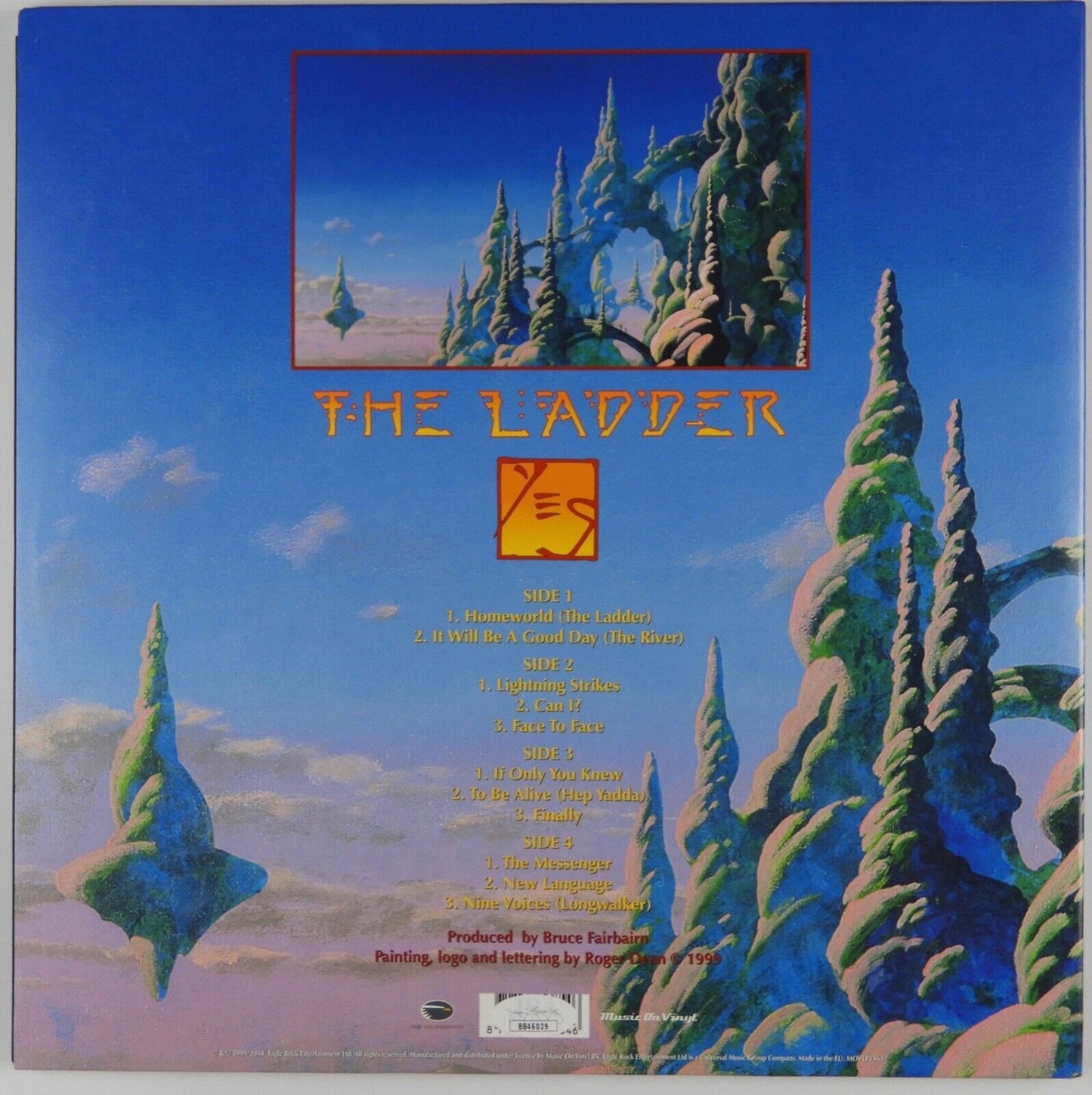 YES JSA Signed Autograph Album Record Vinyl Jon Anderson Roger Dean The Ladder