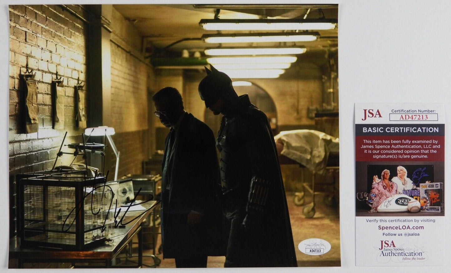 Jeffrey Wright JSA Signed Autograph Photo 8 x 10 The Batman Gordon