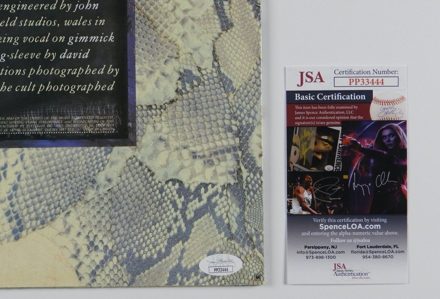 Cult JSA Signed Autograph Album Vinyl Record Ian Astbury Billy Dufft
