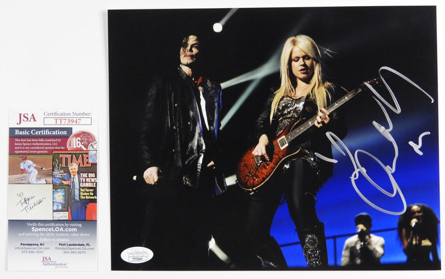 Orianthi JSA Signed Autograph Photo 8 x 10 Michael Jackson