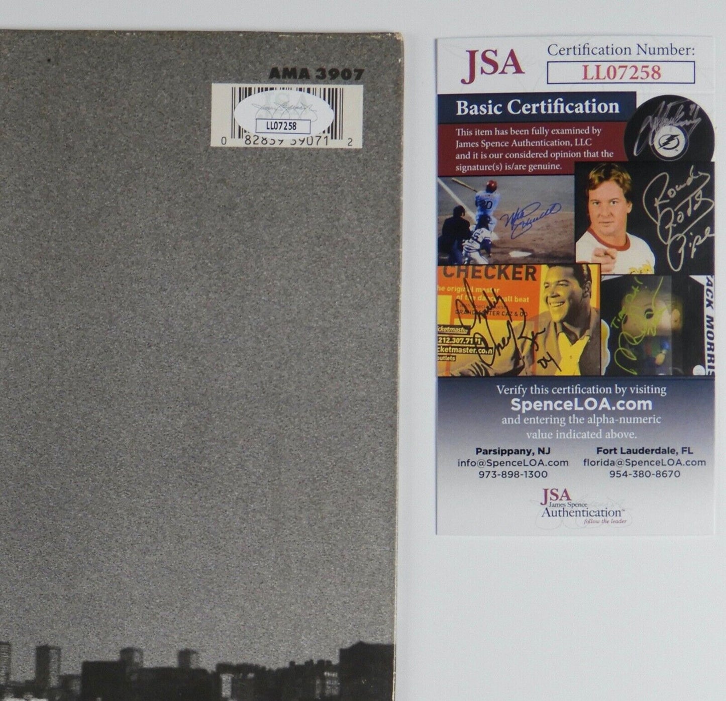 Bryan Adams JSA Signed Autograph Album Vinyl Record Into The Fire