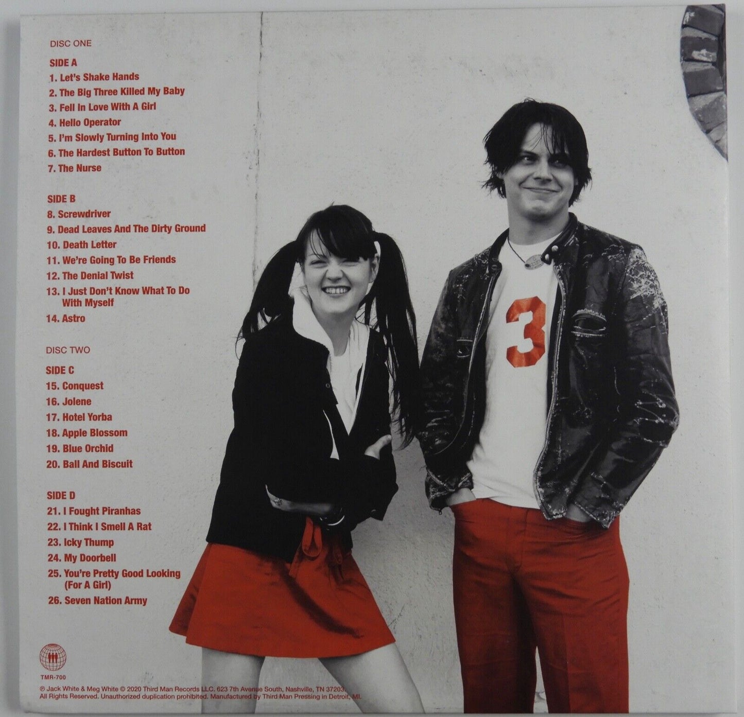 Jack White Autograph Signed Record Vinyl Album White Stripe Epperson REAL