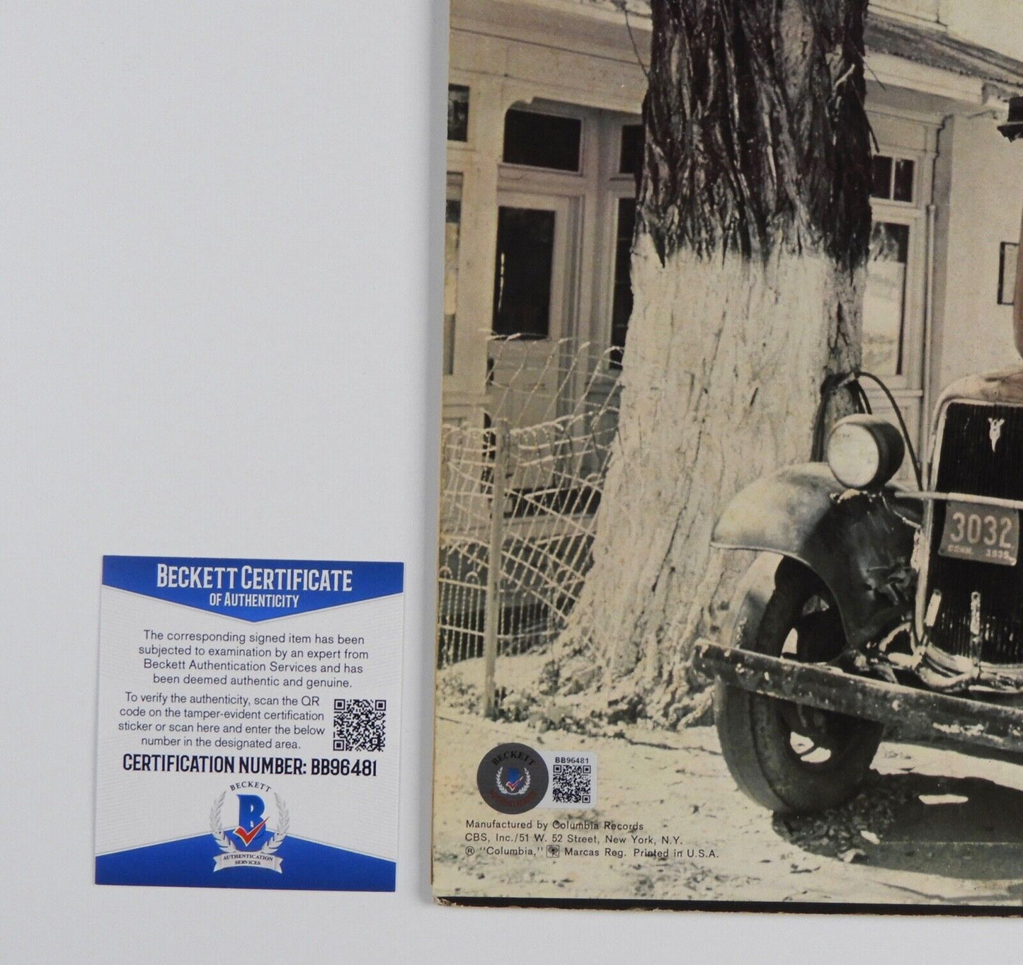 Kenny Loggins Autograph Signed Record Album Beckett Sittin' In