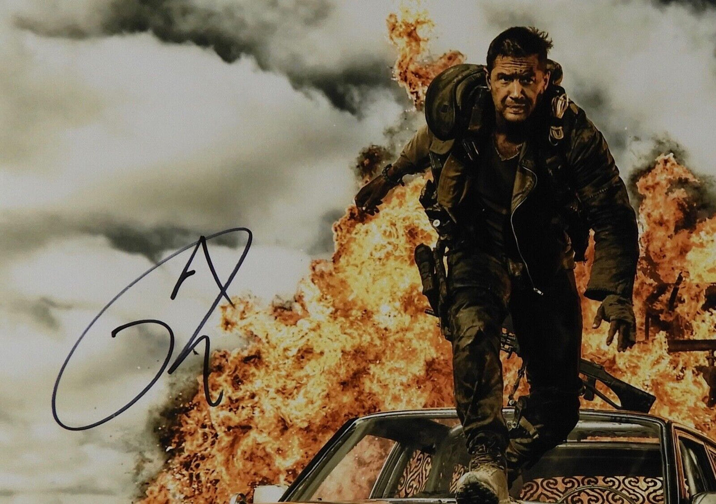 Tom Hardy Autograph JSA 11 x 14 Signed Photo Mad Max Fury Road
