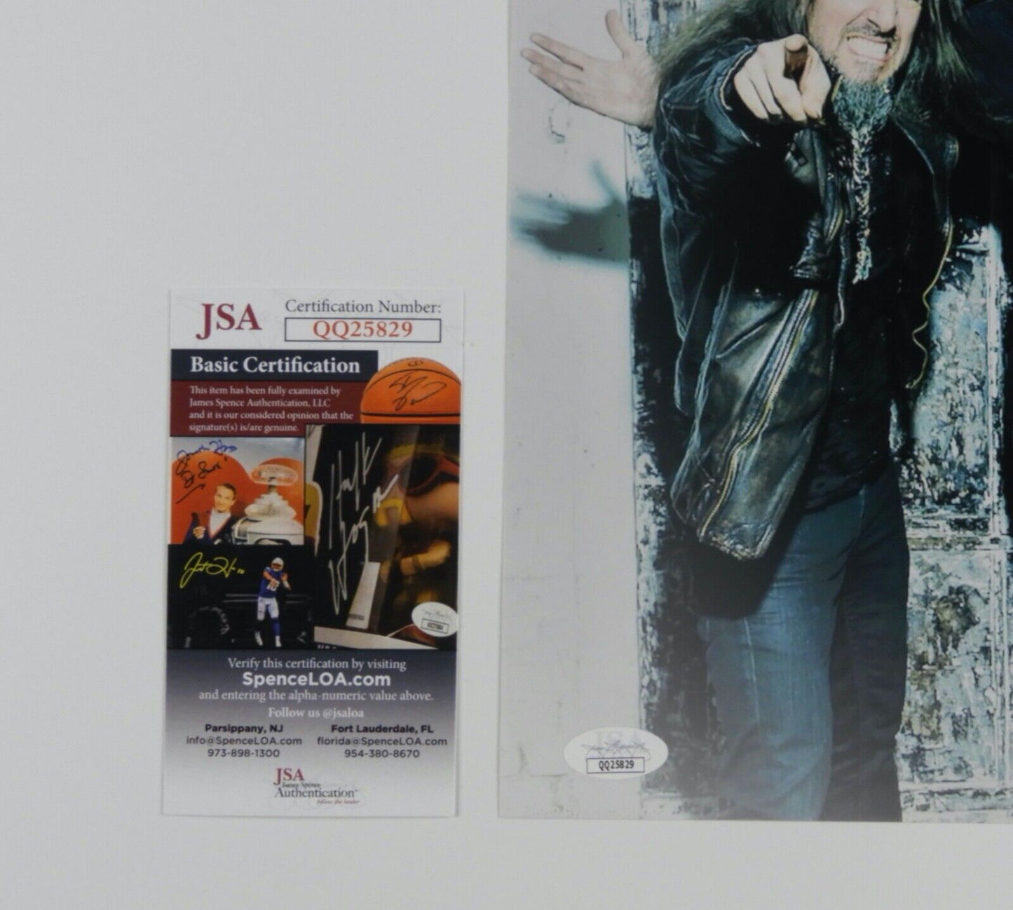Sons of Apollo JSA Signed Autograph Photo Huge 12 x 18 Derek Sherinian +