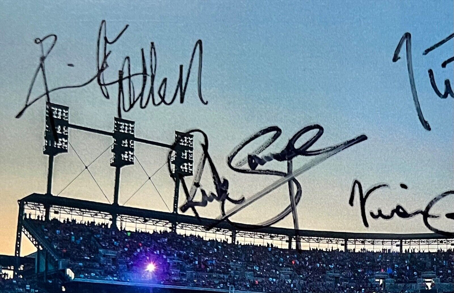 Def Leppard JSA Signed Autograph 8 x 10 Photo Fully Signed Stadium Tour