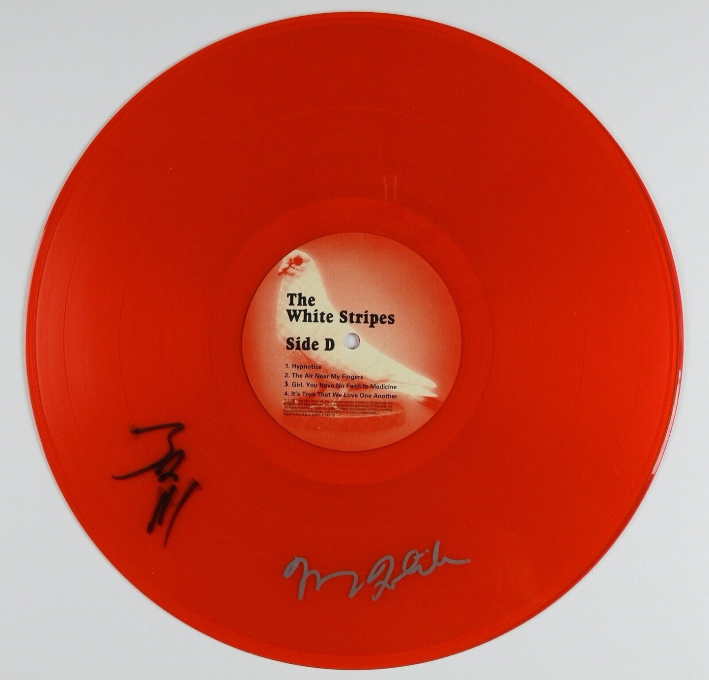 The White Stripes JSA Signed Autograph Album Record Vinyl Elephant Jack White