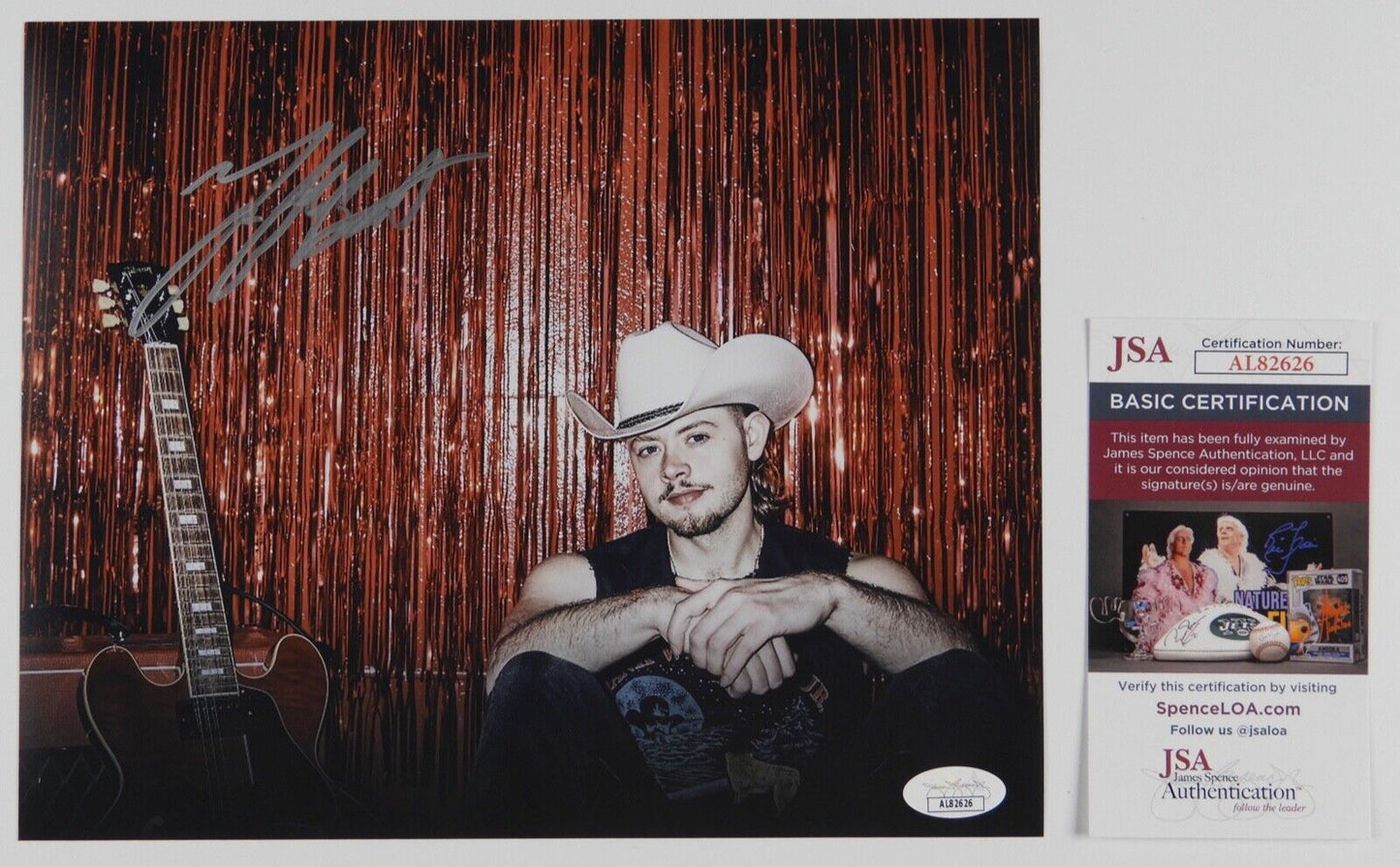 Tyler Booth JSA Signed Autograph 8 x 10 Photo Country Music Star