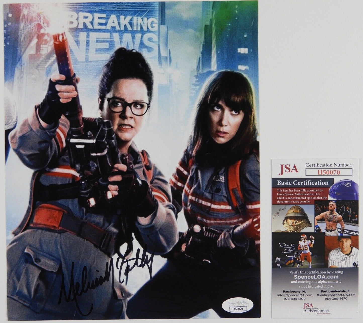 Melissa McCarthy Autograph JSA 8 x 10 Signed Photo Ghostbusters