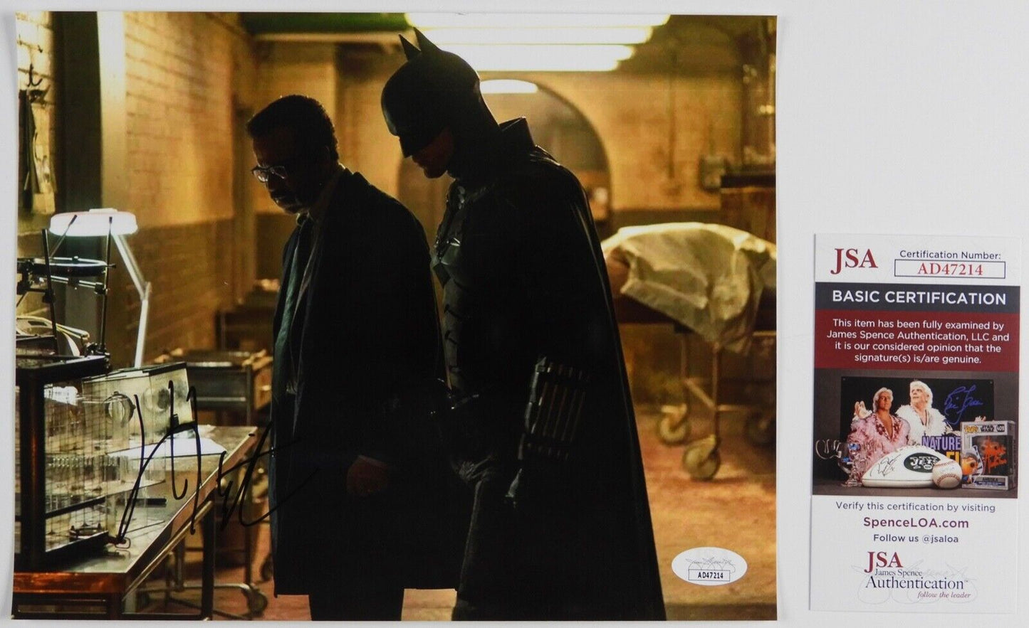 Jeffrey Wright JSA Signed Autograph Photo 8 x 10 The Batman Gordon