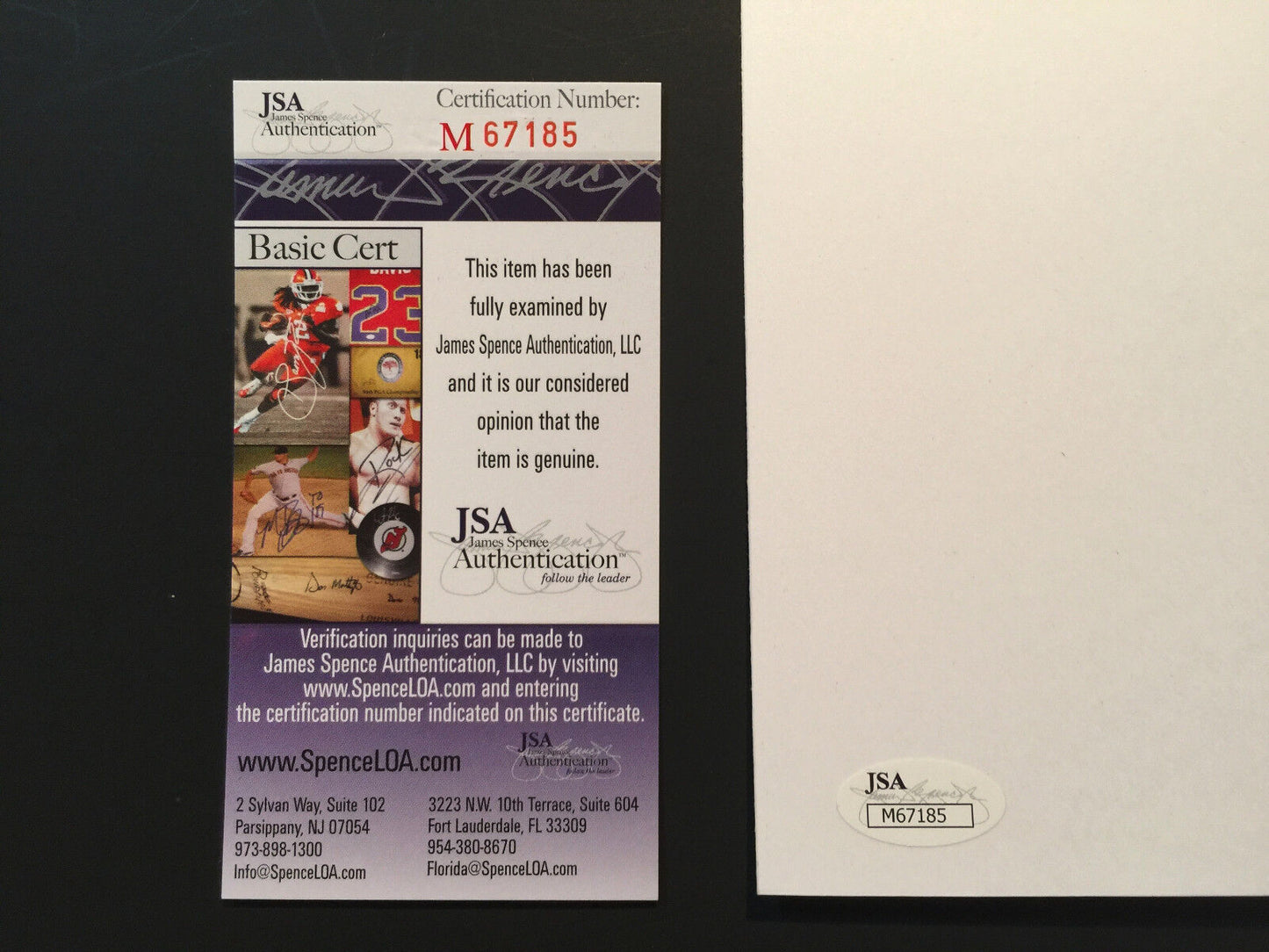 Ultraman Bin Furuyn Signed Autograph JSA COA 11 x14 photo