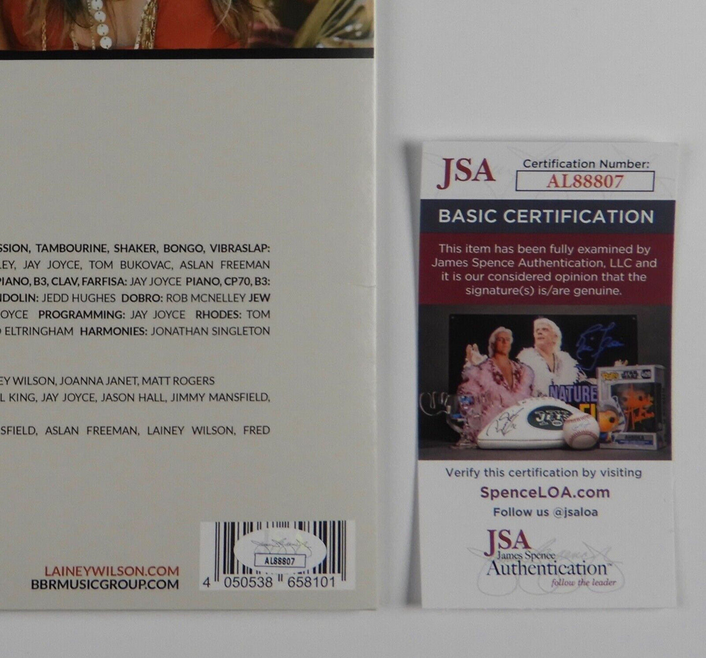Lainey Wilson JSA Signed Autograph Album Record Sayin' What I'm Thinkin'