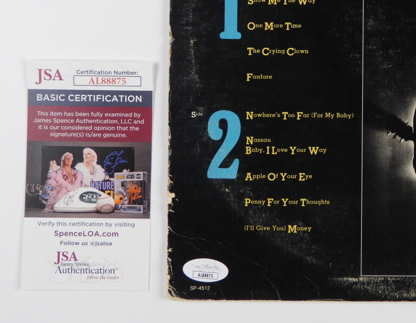 Peter Frampton JSA Signed Autograph Record Vinyl Album
