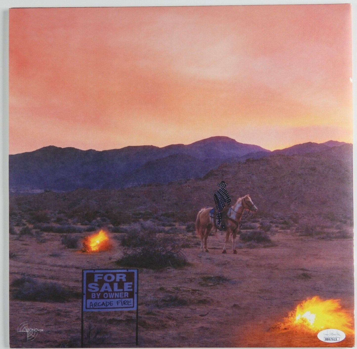 Arcade Fire Fully Group Signed Autograph Record Vinyl Album Everything Now