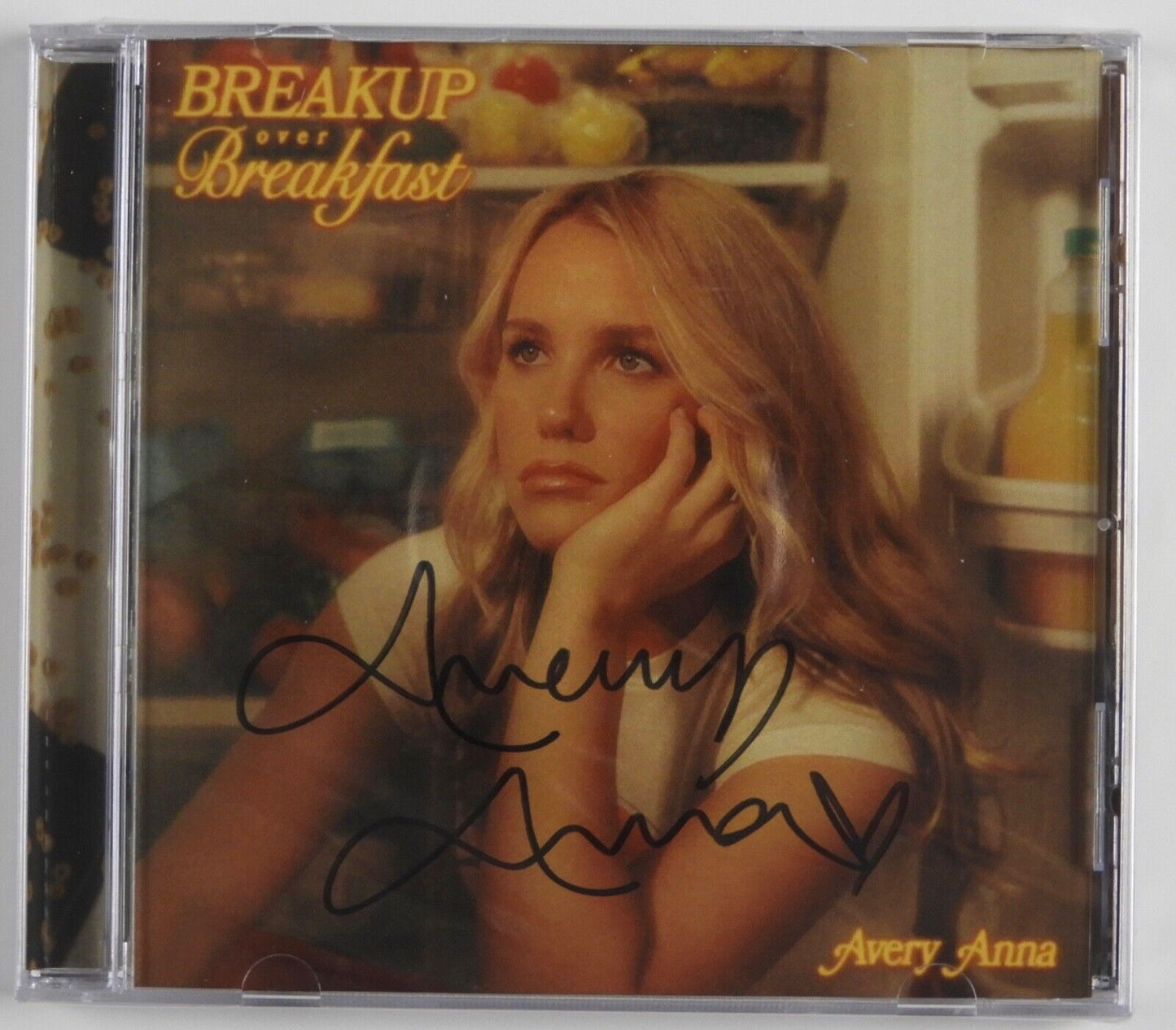 Avery Anna Signed Autograph Breakup Over Breakfast CD Booklet Still Sealed