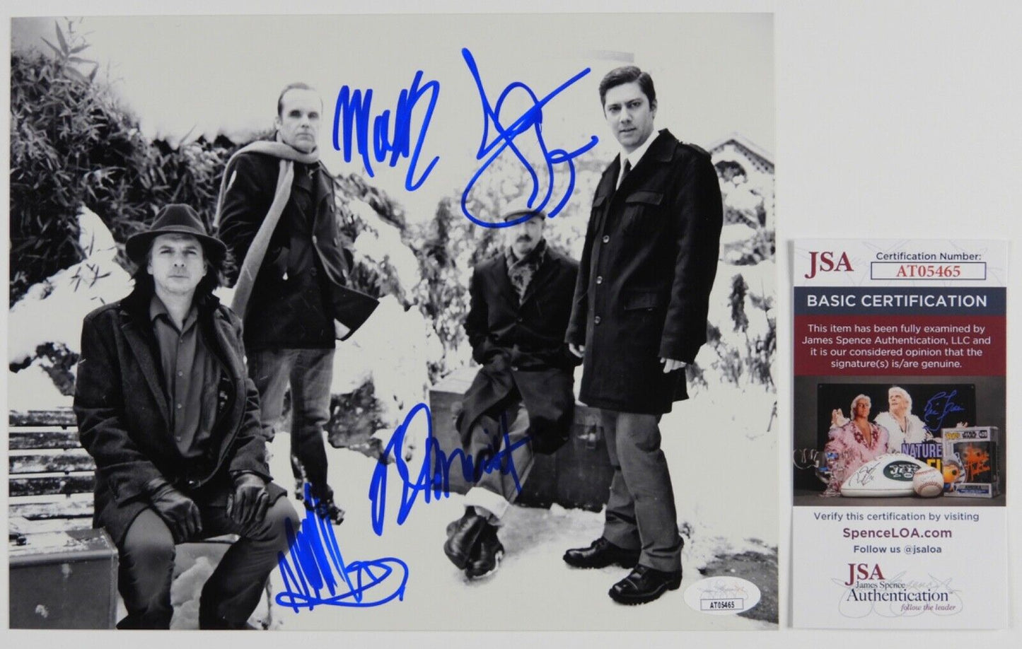 54-40 Band Fully Signed Signed JSA Autograph Photo 8 x 10