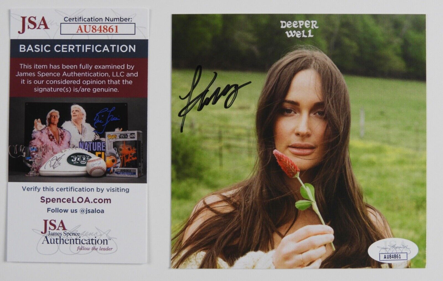 Kacey Musgraves Deeper Well JSA Signed Autograph Art Card Vinyl Album