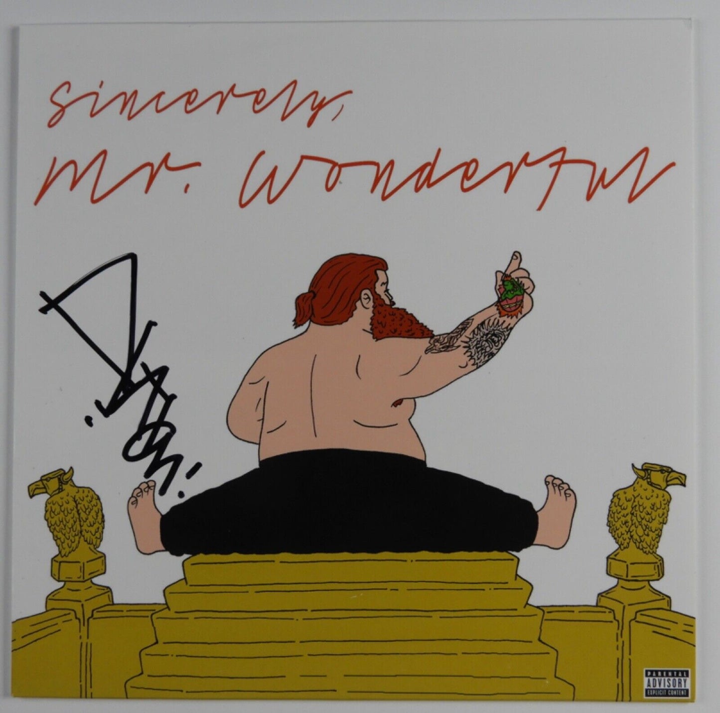 Action Bronson JSA signed autograph Vinyl Record Album Mr. Wonderful