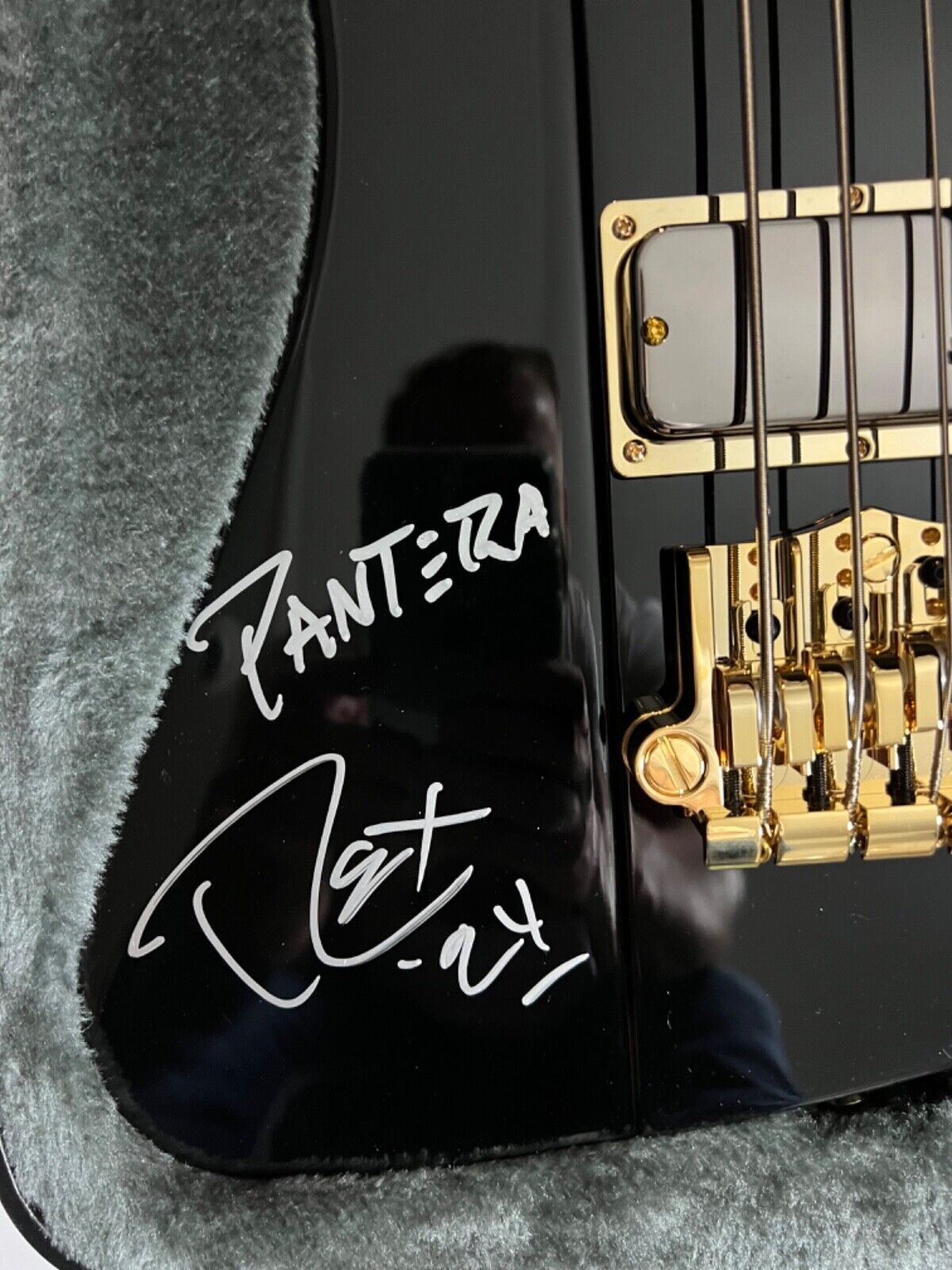 Rex Brown Pantera JSA Signed Epiphone Signature Bass Guitar