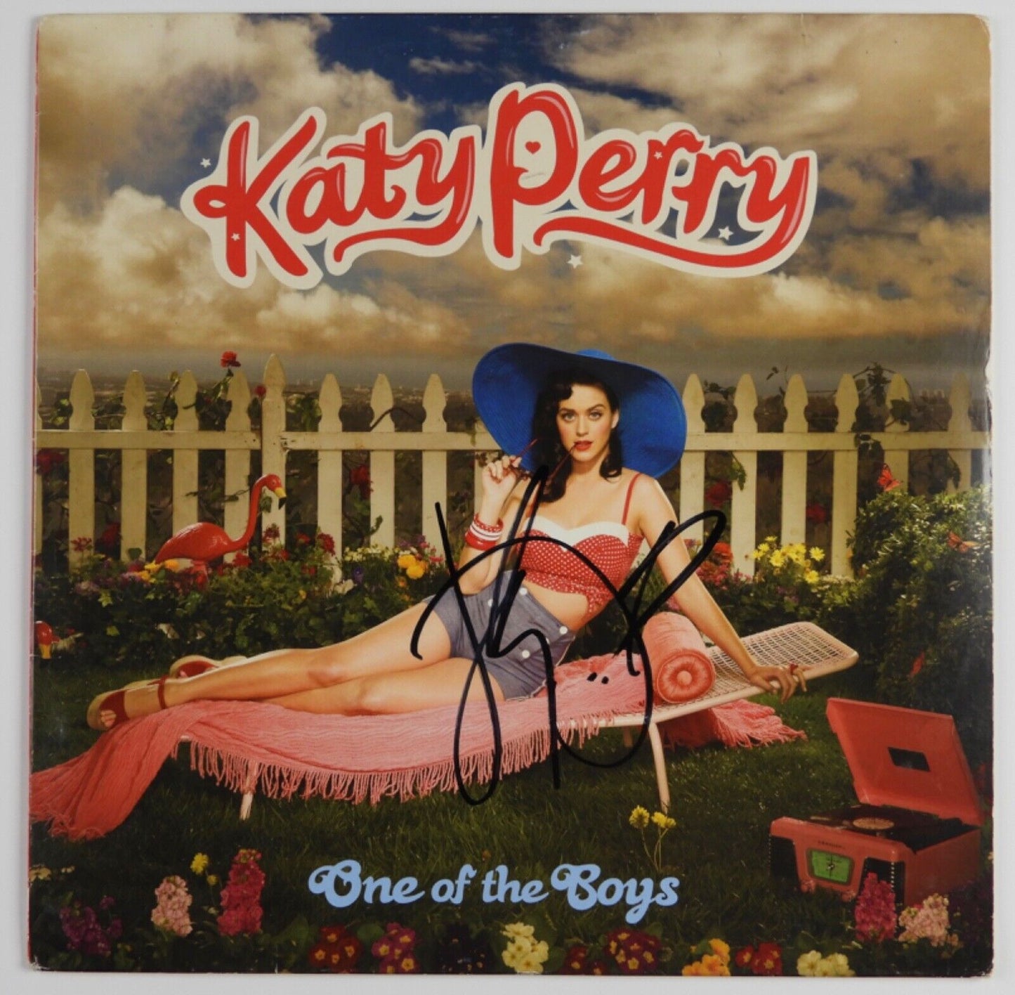 Katy Perry JSA Signed Autograph Record Album Vinyl Insert One Of The Boys