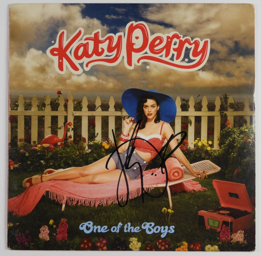Katy Perry JSA Signed Autograph Record Album Vinyl Insert One Of The Boys