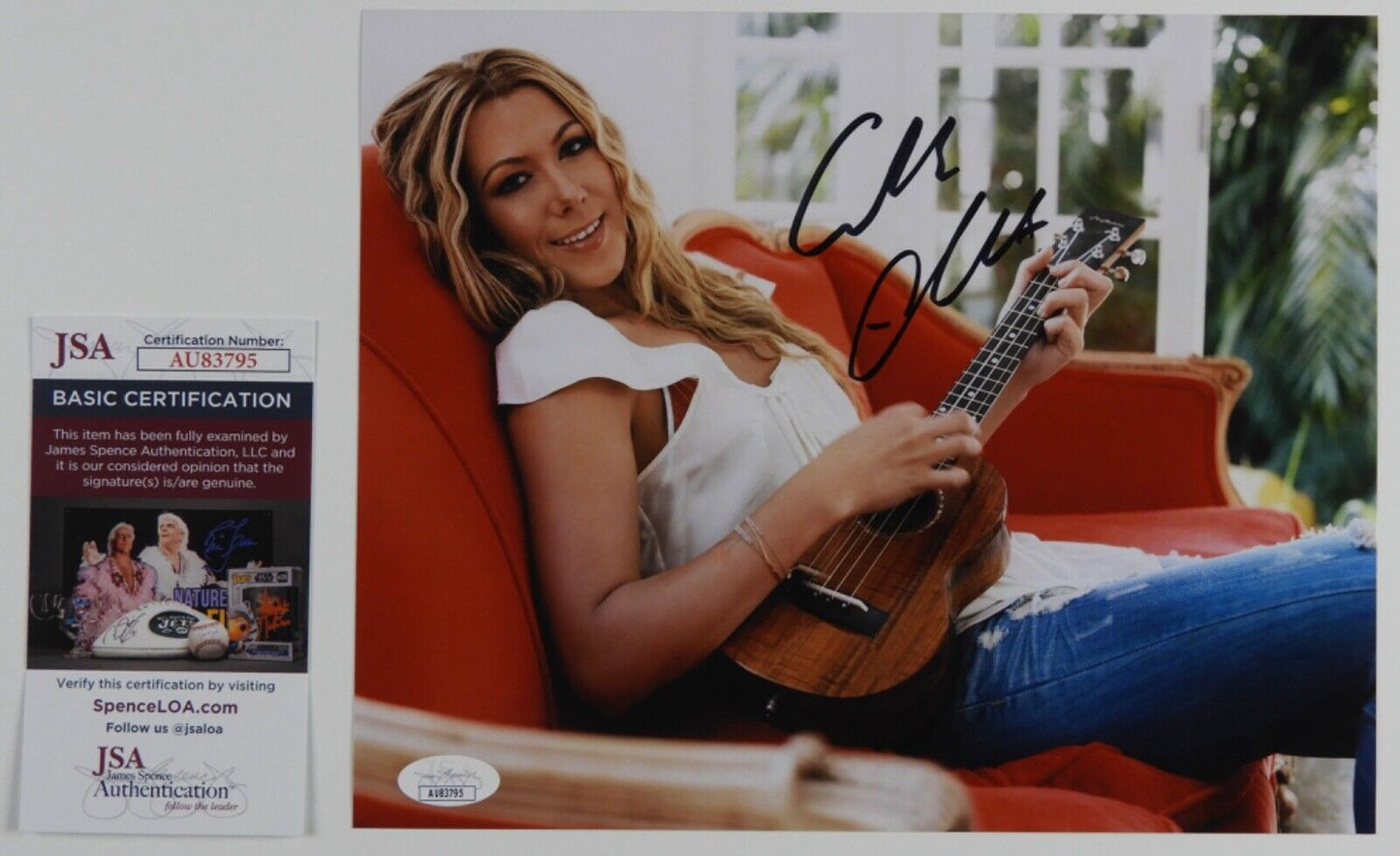 Colbie Caillat JSA Fully Signed Autograph 8 x 10 Photo Country Music Star