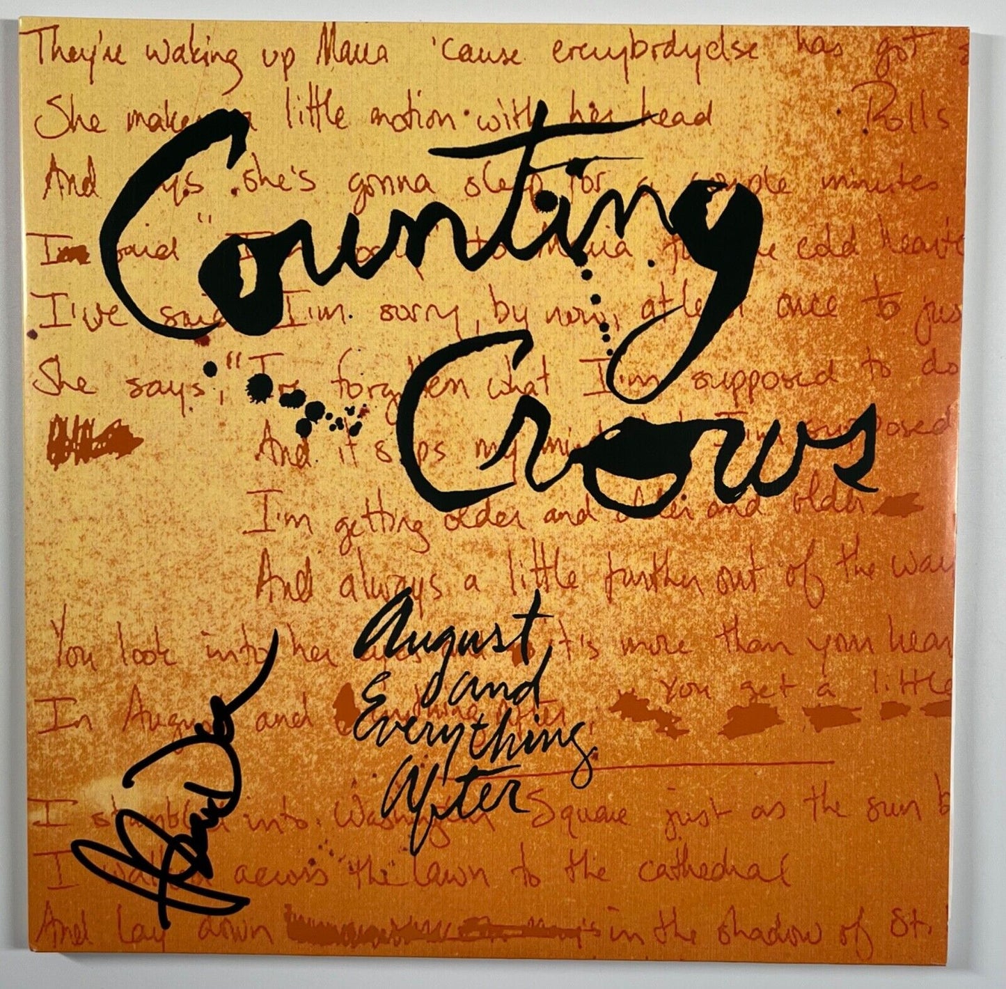 Adam Duritz Counting Crows JSA Signed Autograph Record Album Vinyl