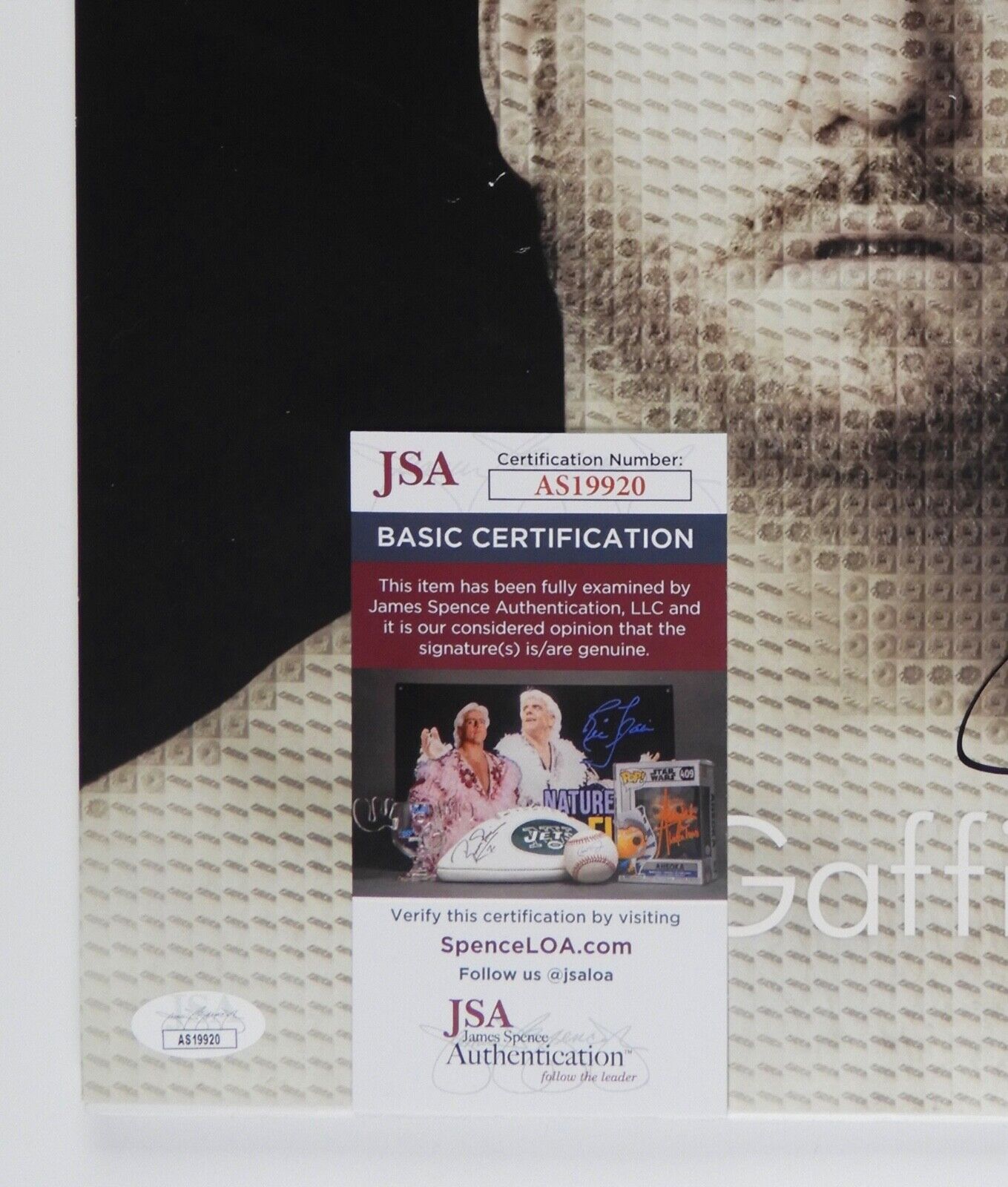 Jim Gaffigan JSA Autograph Signed 11 x 17 poster