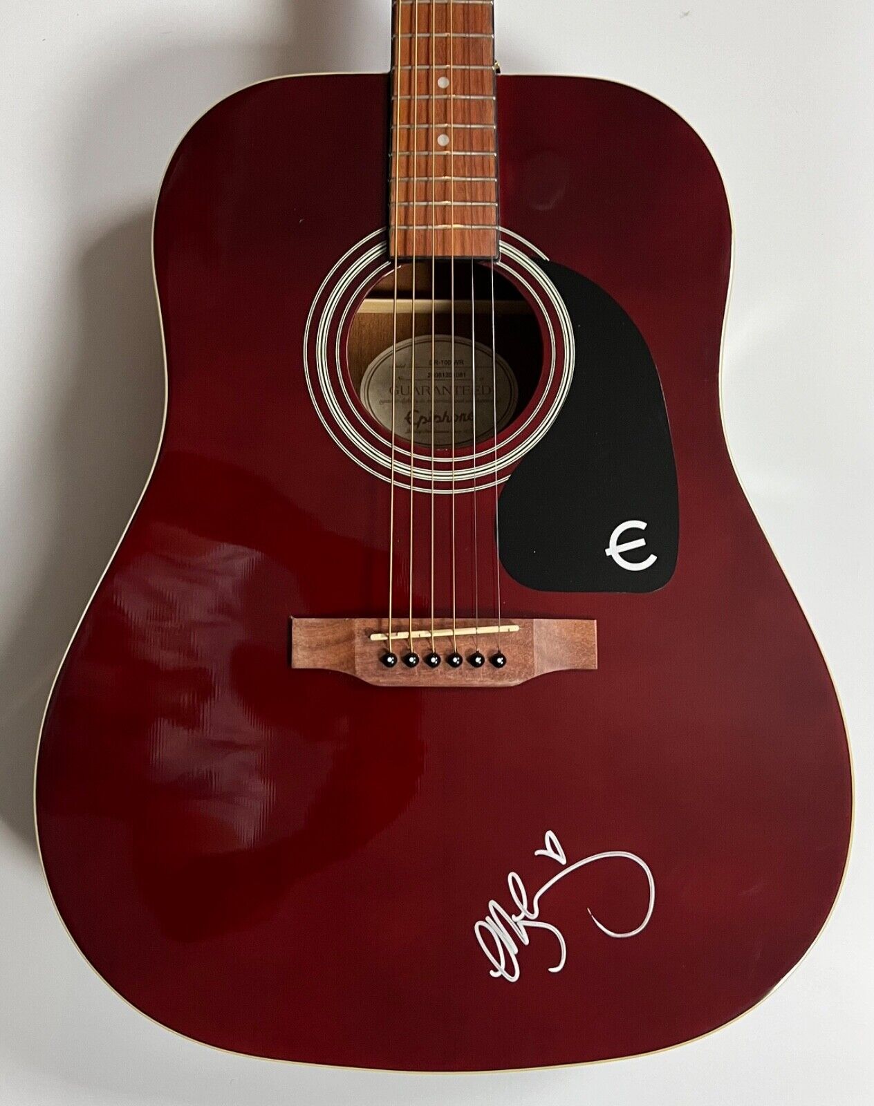 Megan Moroney JSA Signed Autograph Acoustic Guitar