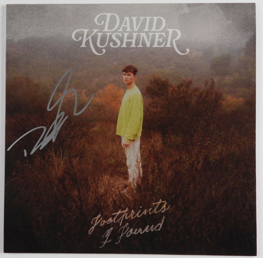 David Kushner  JSA Signed Autograph Record Album Footprints I Found Vinyl