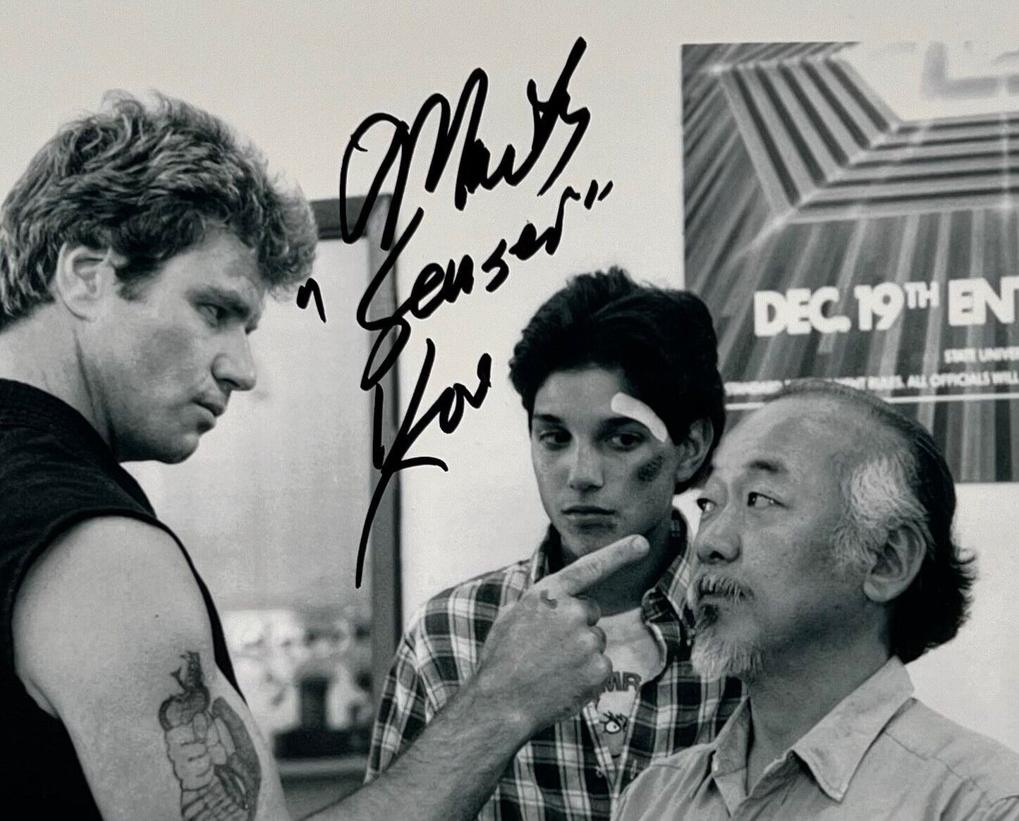 Martin Kove Karate Kid JSA Signed Autograph 8 x 10 photo