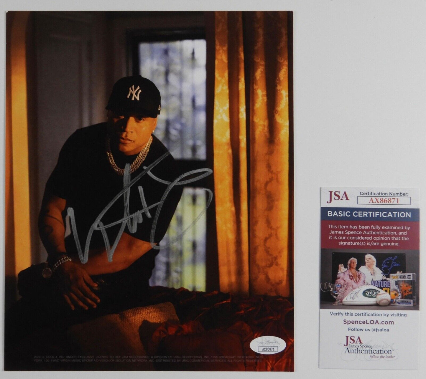 LL Cool J JSA Signed Autograph Signed 8 x 10 with New Vinyl The Force