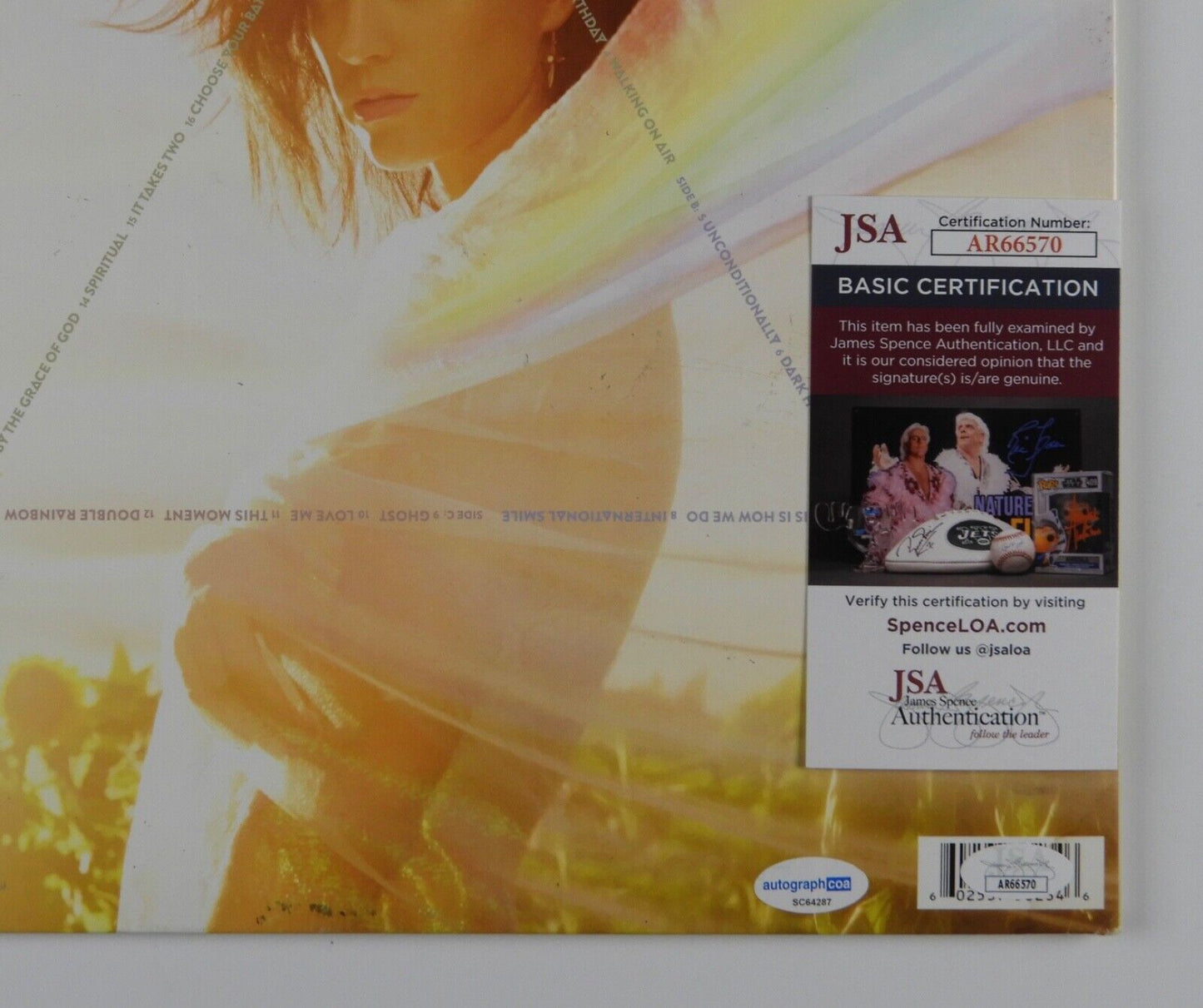 Katy Perry JSA Signed Autograph Album Record Vinyl Prism