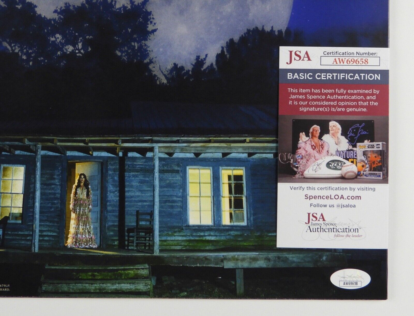 Brit Taylor Signed Autograph Album JSA Record Vinyl Kentucky Blue