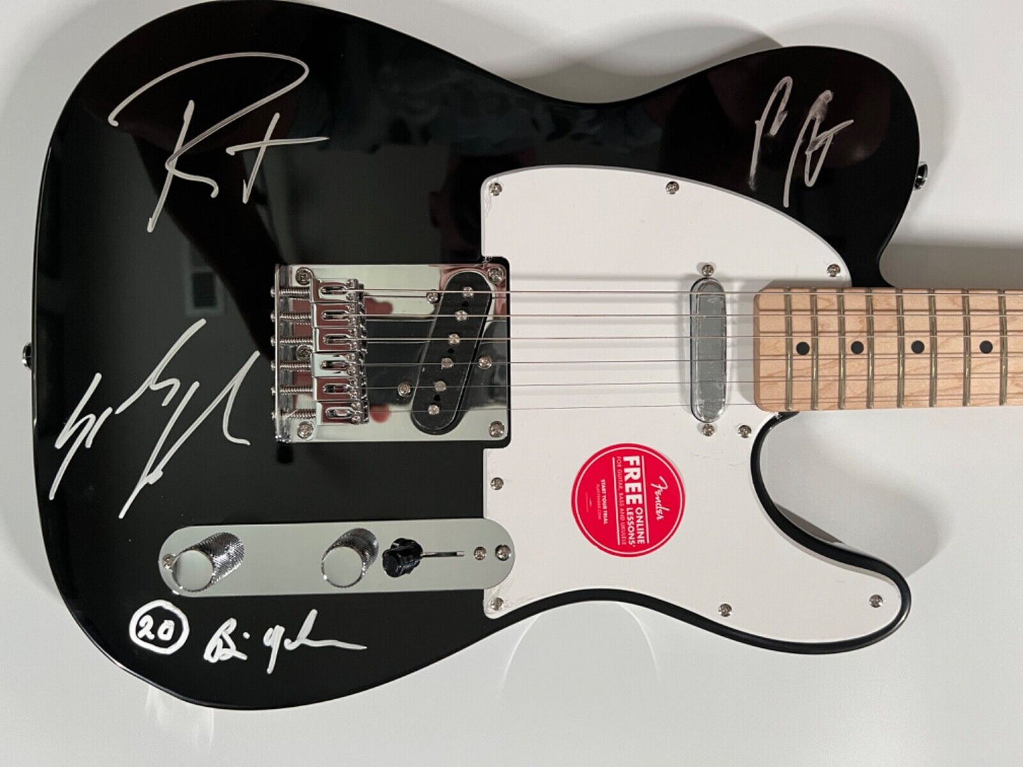 Matchbox Twenty Autograph Signed Telecaster Guitar REAL Epperson Rob Thomas +