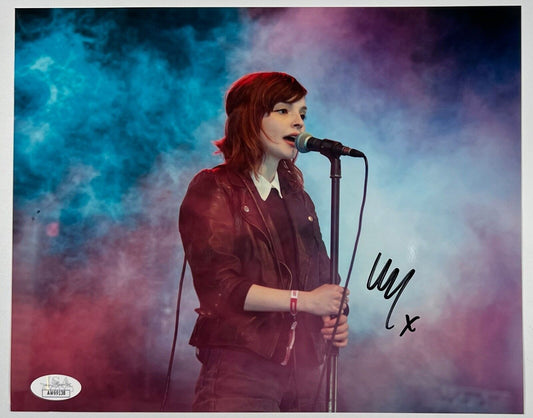 Lauren Mayberry Chvrches JSA Signed Autograph 8 x 10 photo