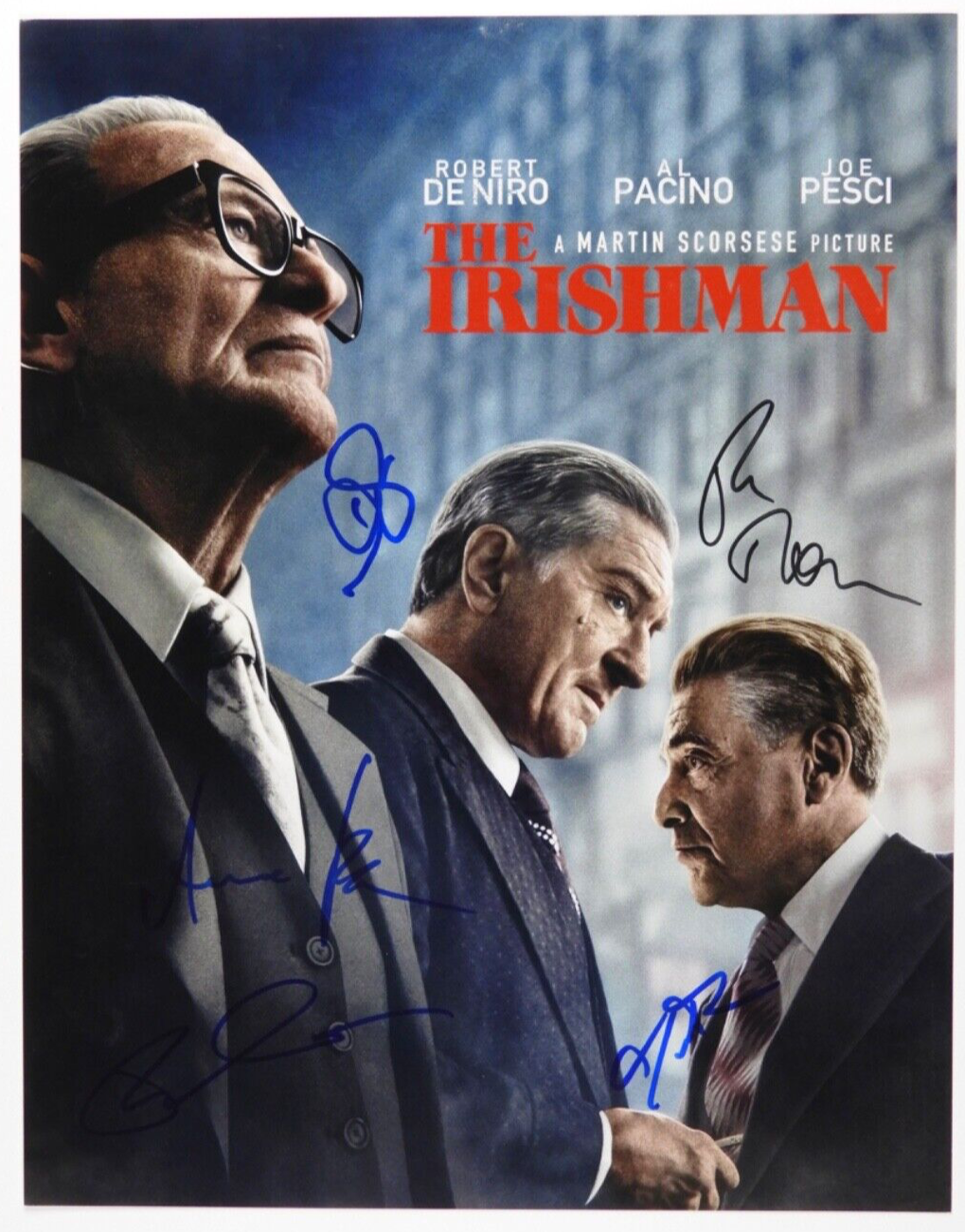 The Irishman Autograph JSA 11 x 14 Signed Photo Al Pacino Anna Paquin +