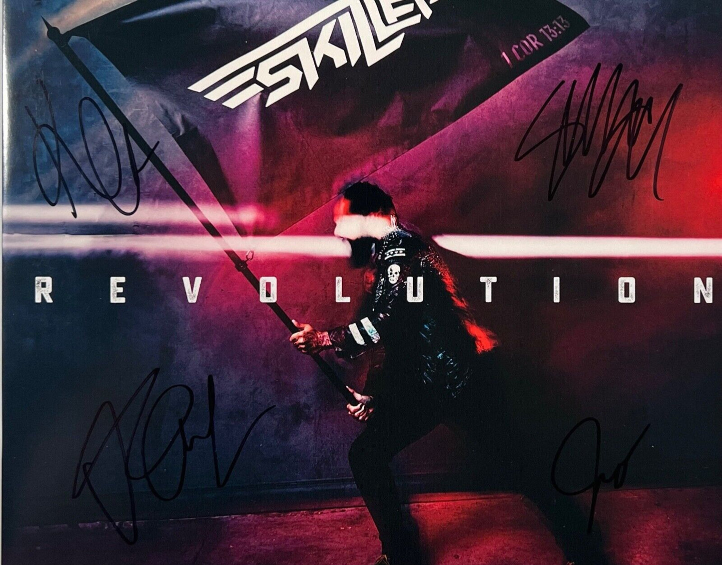 Skillet JSA Signed Autograph Record Album Vinyl Revolution