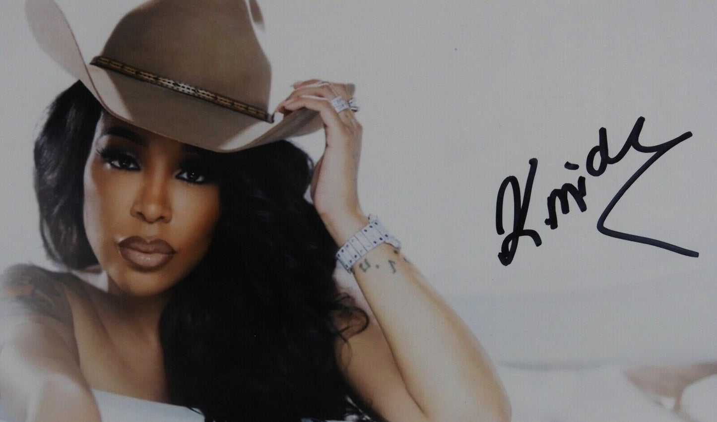 K Michelle Puddin  JSA Signed Autograph 8 x 10 Photo Country R & B Music Star