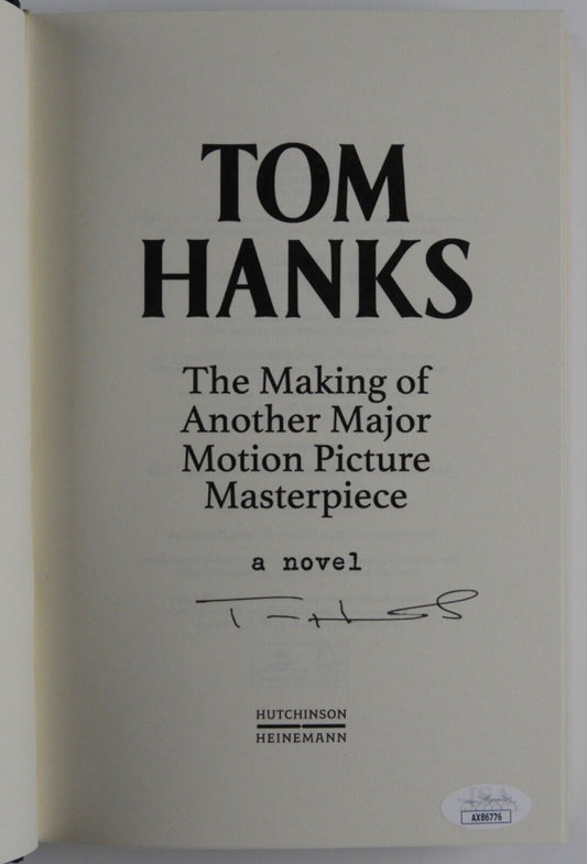 Tom Hanks JSA Autograph Signed Book The Making Of Another Motion Picture