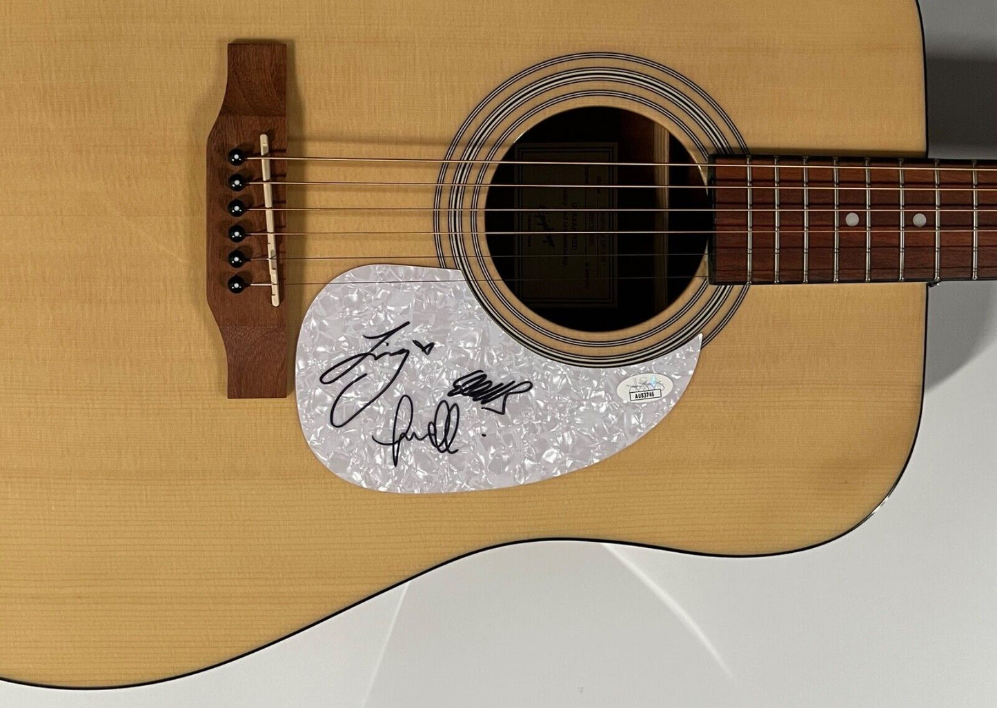 The Castellows JSA Autograph Fully Signed Guitar Epiphone Acoustic