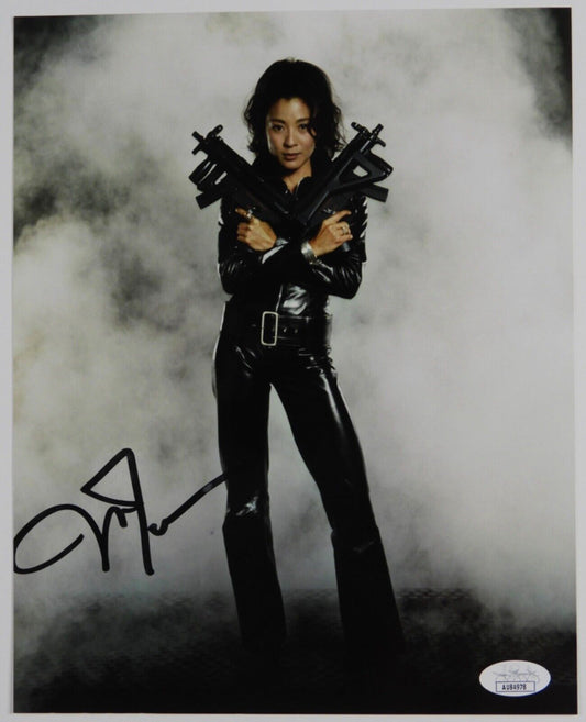Michelle Yeoh JSA Autograph Signed 8 x 10 photo Bond Tomorrow Never Dies